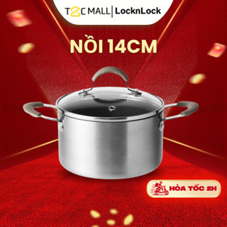 Nồi chống dính nhỏ mini Handycook cute có nắp quai cầm LocknLock LHD1142 KHÔNG DÙNG BẾP TỪ T2C Mall