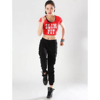 Quần jogger túi hộp nữ