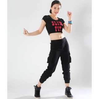 Quần jogger túi hộp nữ