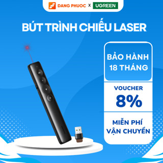  Bút trình chiếu Laser Không dây UGREEN| Điều khiển từ xa 100m | Hỗ trợ Hyperlink chuyển đổi cửa sổ 