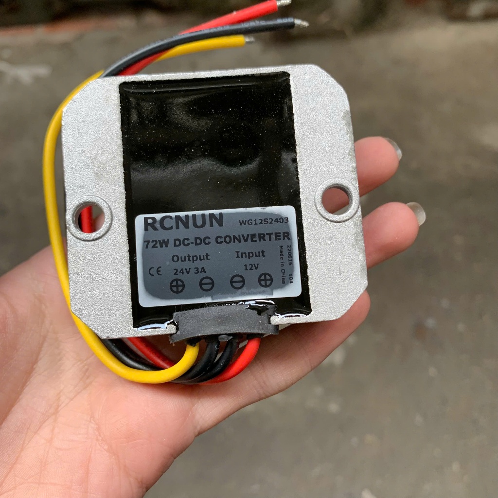 Bộ đổi nguồn điện 12V lên 24V-3A