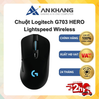  Chuột game không dây Logitech G703 Hero Lightspeed Wireless Chính hãng Bảo hành 24 tháng 