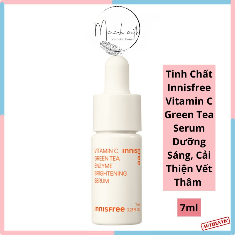 Tinh Chất Innisfree Vitamin C Mini Green Tea Enzyme Serum Trà Xanh Cải Thiện Vết Thâm 7ml
