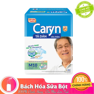 Tã Dán Caryn Siêu Thấm Size M10/ L10/ XL10