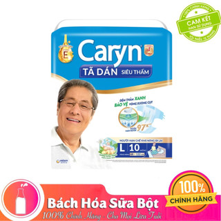 Tã Dán Caryn Siêu Thấm Size M10/ L10/ XL10