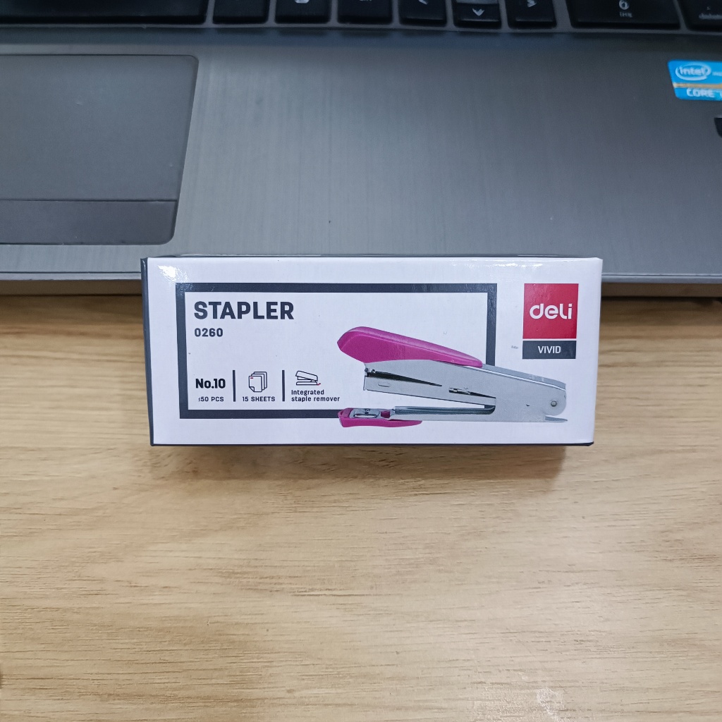 Bấm kim Số 10 Deli E0260 ( giao màu ngẫu nhiên )