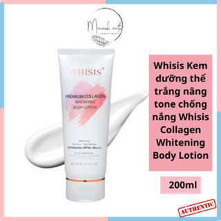 Whisis Kem dưỡng thể trắng da nâng tone chống nắng Whisis Collagen Whitening Body Lotion 200ml