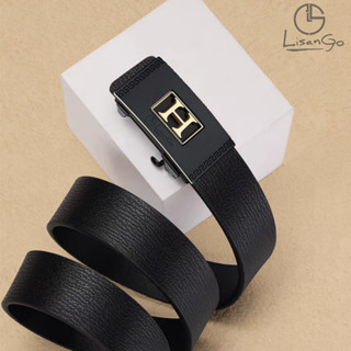 Thắt Lưng Nam LISANGO LS216, Dây lưng nam nịt nam bản rộng 3.3cm, khóa tự động chất liệu hợp kim.