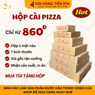 COMBO 20 Hộp nắp gài pizza NHIỀU KÍCH THƯỚC, nhiều size đựng quần áo, mĩ phẩm giá gốc tận xưởng