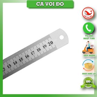 Thước sắt inox không gỉ 20 cm, 30cm