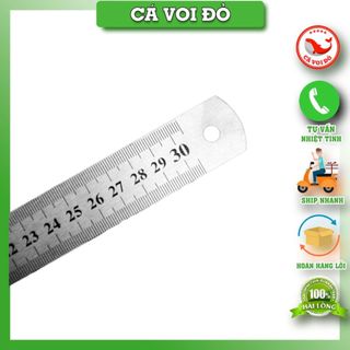 Thước sắt inox không gỉ 20 cm, 30cm