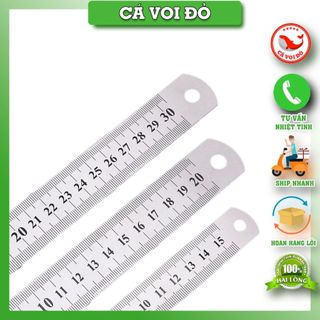 Thước sắt inox không gỉ 20 cm, 30cm