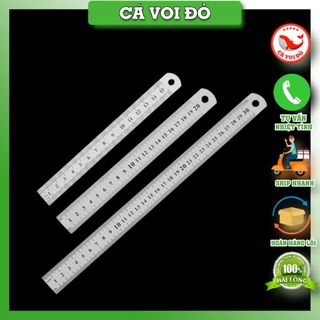 Thước kẻ sắt 30cm / thước sắt 20cm