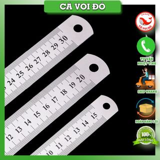 Thước kẻ sắt 30cm / thước sắt 20cm