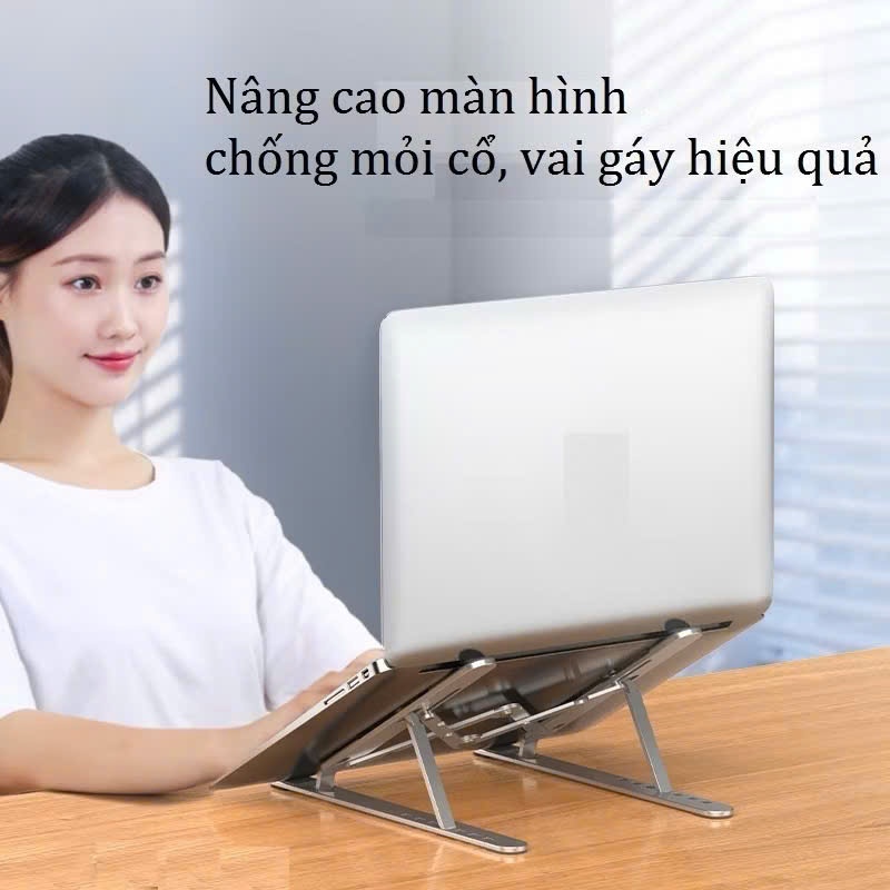 Hợp Kim Nhôm Giá đỡ laptop Đế tản nhiệt laptop gấp gọn điều chỉnh độ cao N3 N8 H5 Kệ tản nhiệt laptop có quạt tản nhiệt | BigBuy360 - bigbuy360.vn