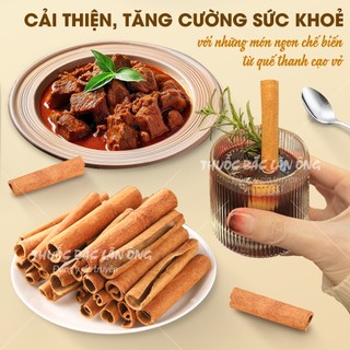 Quế thanh cạo vỏ 500g, trà quế thanh đẹp 8cm, dùng pha trà cam quế, decor, trang trí, làm bánh