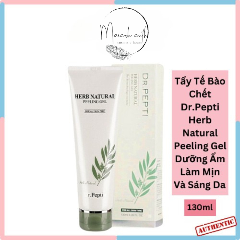 Tẩy Tế Bào Chết Dr.Pepti Herb Natural Peeling Gel Tẩy Da Chết Mặt Drpepti 130g