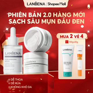 Mặt Nạ Lột Mụn Đầu Đen Lanbena Cây Lô Hội Làm Mềm Serum Giảm Mụn Đầu Đen Tinh Chất Thu Nhỏ Lỗ Chân Lông Mũi Sạch Hơn