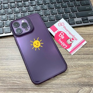 Ốp lưng màu tím iPhone 14 pro max - iPhone 14 pro - iPhone 13 pro max - iPhone 13 pro - iPhone 12 pro max