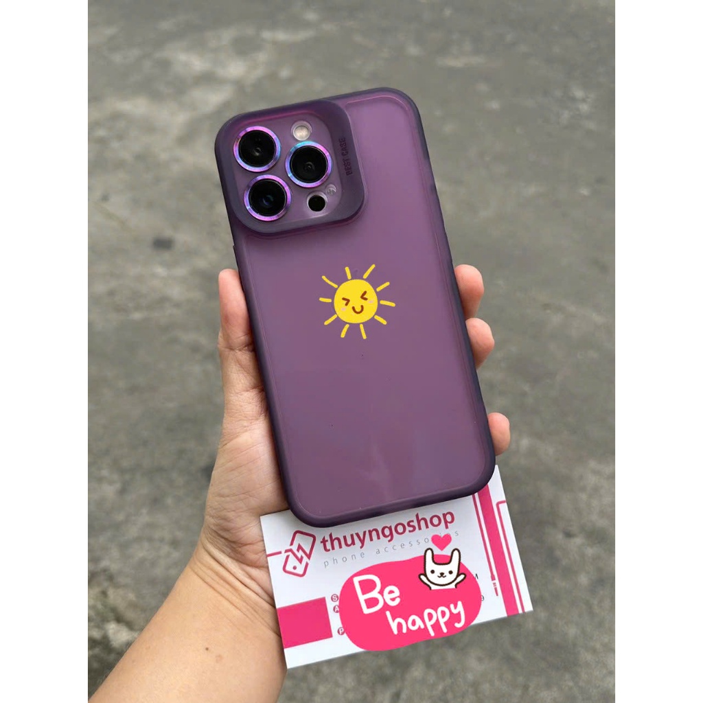 Ốp lưng màu tím iPhone 14 pro max - iPhone 14 pro - iPhone 13 pro max - iPhone 13 pro - iPhone 12 pr