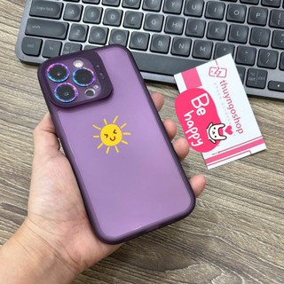 Ốp lưng màu tím iPhone 14 pro max - iPhone 14 pro - iPhone 13 pro max - iPhone 13 pro - iPhone 12 pro max