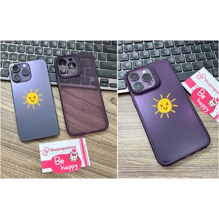 Ốp lưng màu tím iPhone 14 pro max - iPhone 14 pro - iPhone 13 pro max - iPhone 13 pro - iPhone 12 pro max