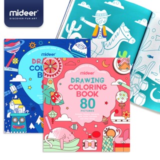  Tranh tô màu 7 chủ đề chính hãng Mideer Drawing Color cho bé học vẽ từ 3 4 5 tuổi My Mickey Shop 
