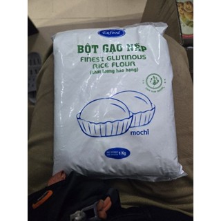 Tinh bột gạo nếp Thái Lan 1kg - Nhập khẩu hiệu Jadeleaf (bột nếp làm mochi kem siêu ngon)