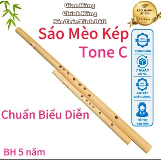 Sáo Mèo Kép 8 Lỗ - Sáo Mèo kép Đôi Nam Nữ Chuẩn Biểu Diễn