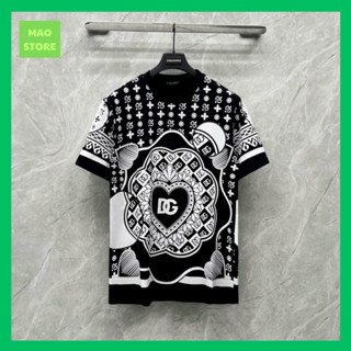  Áo Phông Nam Nữ Premium Cotton Đôn Chề In Hoạ Tiết Hoa Văn Monogram Hai Mặt . Áo Cộc Tay Siêu Cấp Dành Cho Anh Em Hot g9 