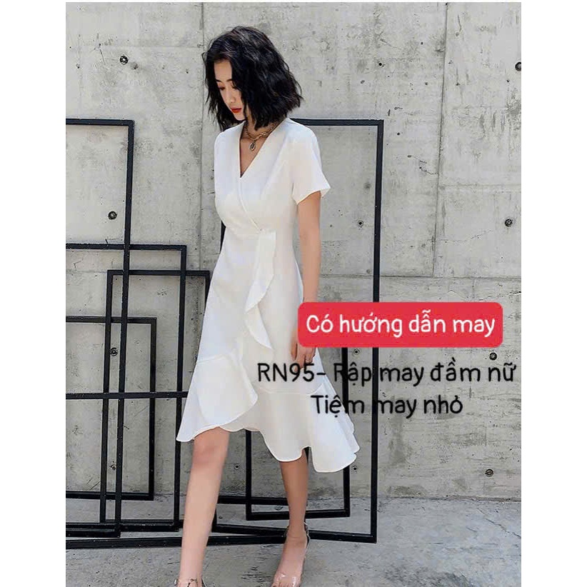 RN95_Rập giấy may đầm bèo nữ