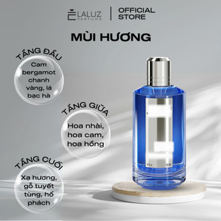 [LALUZ] Nước hoa nam Silver Blue hương thơm tươi mới, thanh lịch 10ml