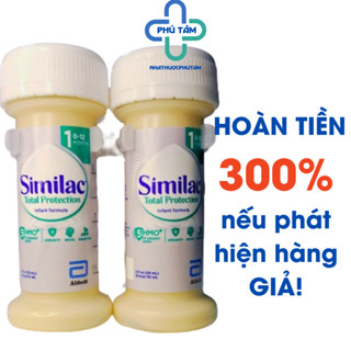 4 ống sữa nước Similac Total Protection (có núm ti), Similac Special Care 24kcal (không núm ti)