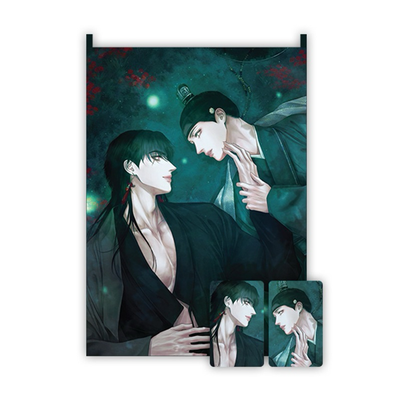 [Dagu Store] [SẴN] Poster vải kèm thẻ nhỏ The Ghost’s Nocturne