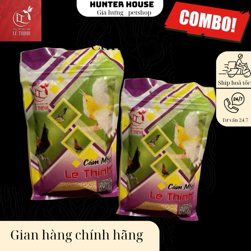 [ Combo ] Lê Thịnh: Cám Mộc Chim Hút Mật Lê Thịnh - 100gr ( Cám Mộc Bổi )