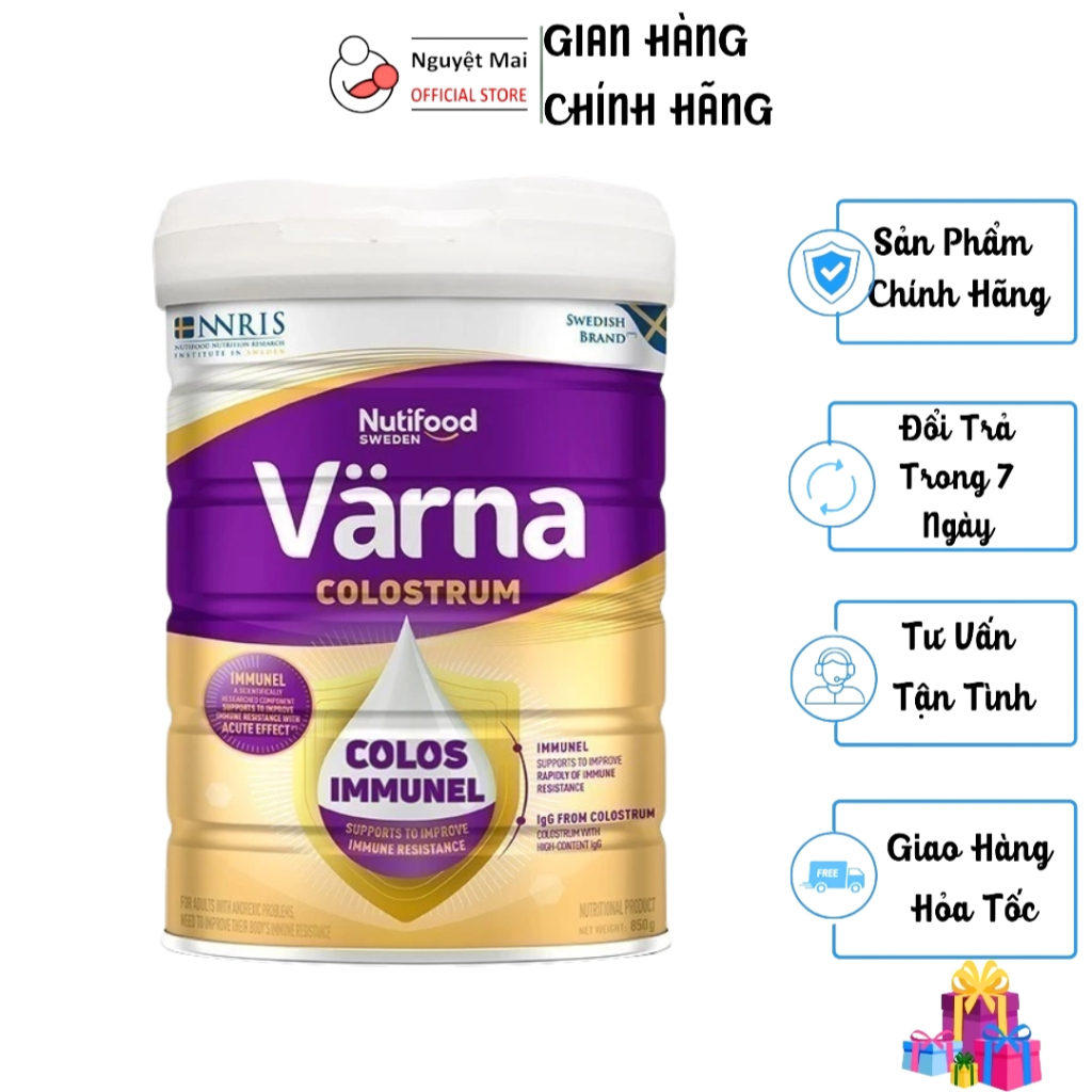 Sữa Bột Nutifood Varna Colostrum - Hộp 850g