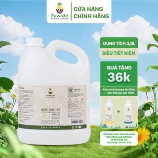 Nước Rửa Tay Sát Khuẩn Fuwa3e Hữu Cơ Mùi Tinh Dầu Quýt Từ Chế Phẩm Enzyme Sinh Học 3.8L