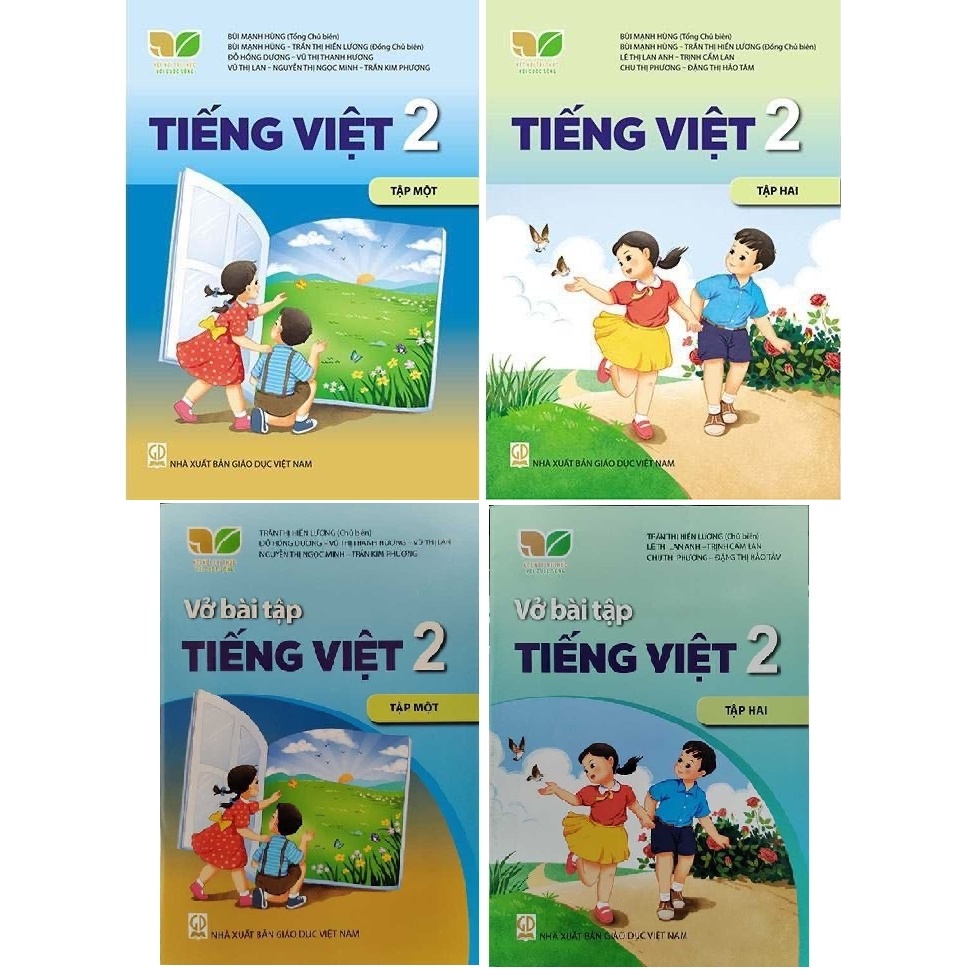 Sách - Tiếng việt 2 và vở bài tập tiếng việt lớp 2 tập 1+2 - kết nối + bán kèm 1 quyển vở