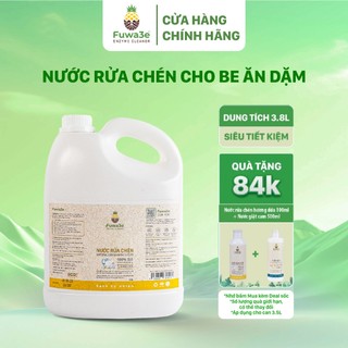 Nước Rửa Chén Cho Bé Ăn Dặm Fuwa3e Hữu Cơ Organic Enzyme Sinh Học An Toàn Cho Bé