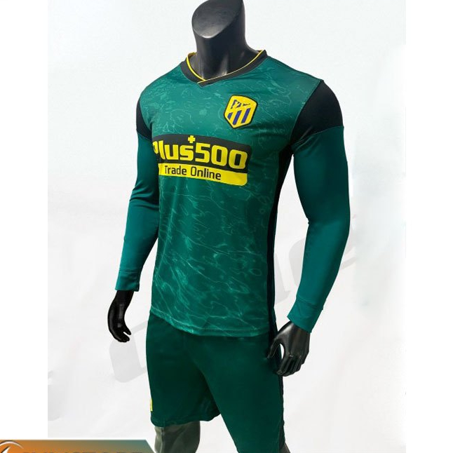 Bộ quần áo bóng đá Atletico Dài Tay rêu