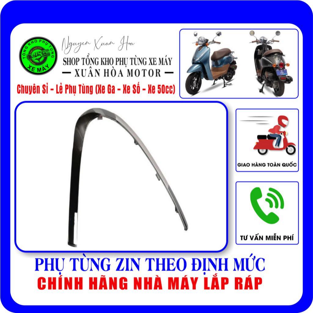 Trang trí mặt nạ Hyosung HSV1/ Xe ga 50cc HSV1 Hyosung/ Today 2023 (Chất liệu nhựa ABS cao cấp, chín