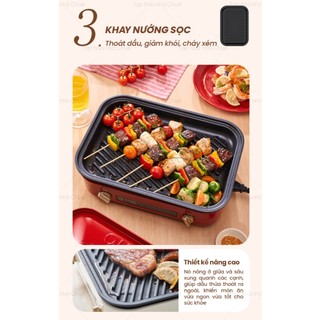 BẾP LẨU NƯỚNG ĐA NĂNG BRUNO CLASSIC BOE123