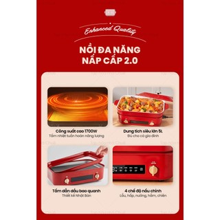 BẾP LẨU NƯỚNG ĐA NĂNG BRUNO CLASSIC BOE123