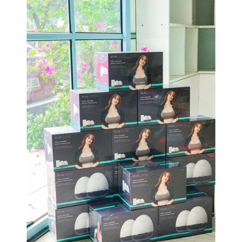 [Elvie]- Máy hút sữa Elvie không dây/có dây cao cấp điện đôi hút sữa êm ái, kích sữa tốt