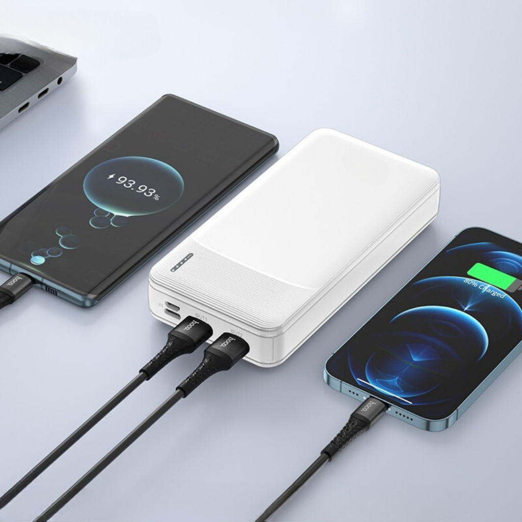 Pin Sạc Dự Phòng Hoco SU02 20000mAh, Đèn Báo Pin, 2 Cổng Ra, Tích Điện, Hỗ Trợ Sạc Nhiều Thiết Bị Cùng Lúc HKDOTI | BigBuy360 - bigbuy360.vn