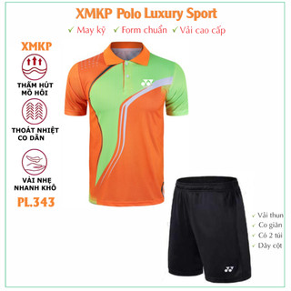  Áo Polo thể thao Cầu lông Pickleball Bóng chuyền Bóng bàn cao cấp vải  xịn may kỹ đủ size   New PL343  