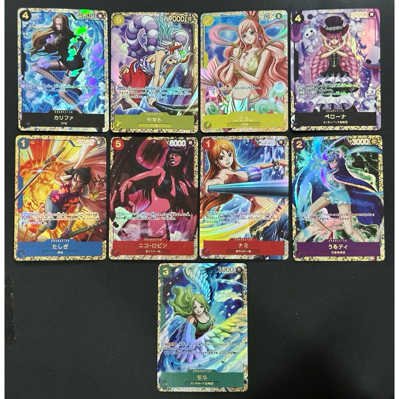 Thẻ Custom nhân vật One Piece với hiệu ứng hologram