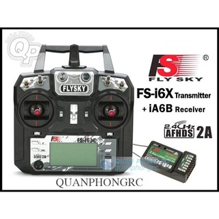  Tay điều khiển FLYSKY FS-i6X 2.4GHz AFHDS Transmitter + FS-iA6B Receiver 