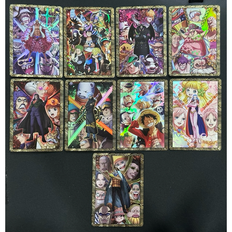 Thẻ Custom nhân vật One Piece với hiệu ứng hologram