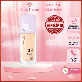 Kem nền Maybelline Superstay Lumi Matte 30H Che Phủ Siêu Nhẹ, Bắt Sáng, Thơm Nhẹ 35ml [MỚI]